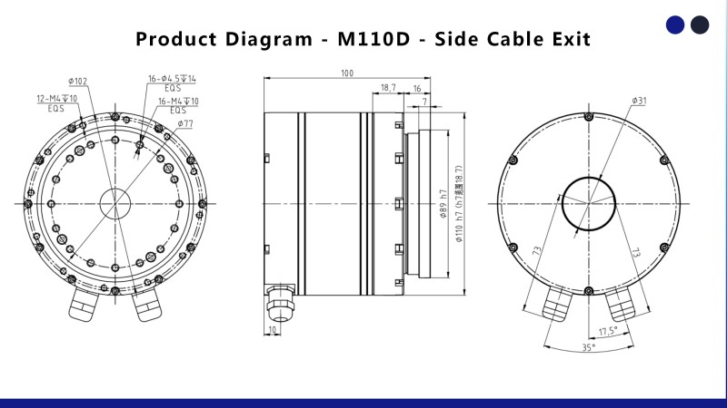 M110D - Side Cable Exit