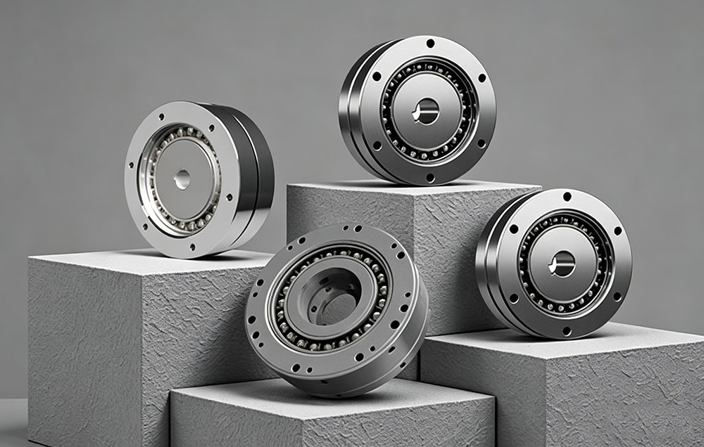 How do strain wave gears achieve zero backlash?